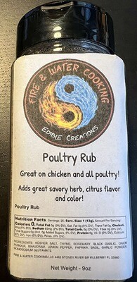 Fire & Water Cooking Poultry Rub