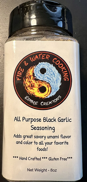 Fire & Water Cooking All Purpose Black Garlic Rub