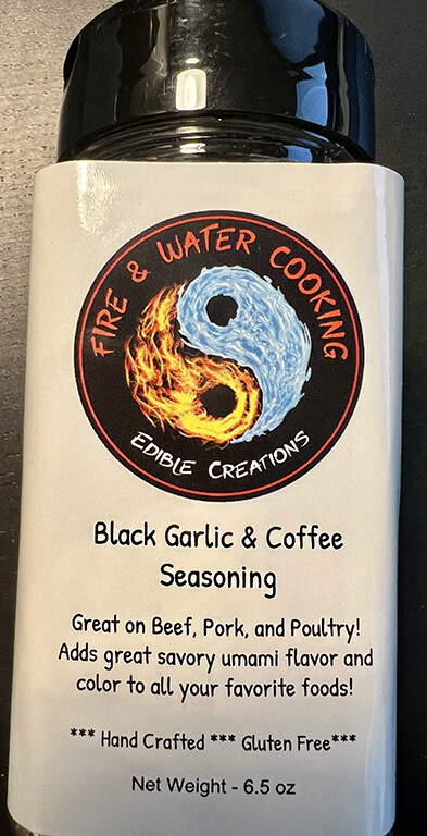 Fire & Water Cooking Black Garlic Coffee Rub