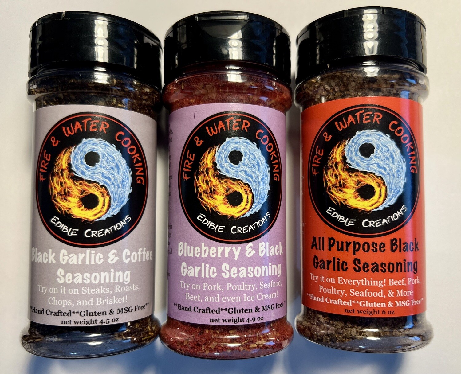 5 Pack of Fire & Water Cooking Rubs! Limited Supply!