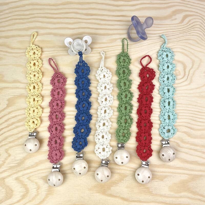 Pacifier Holder Flowers 🌸