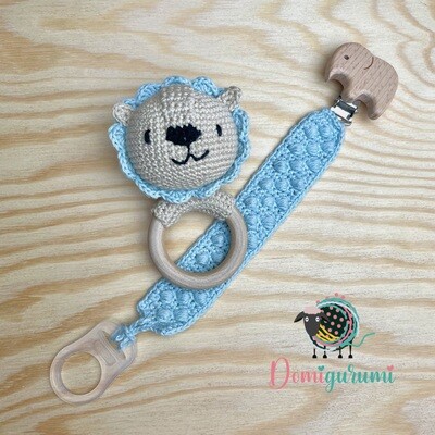 Pattern Bubbles Pacifier Holder ITA-ENG US