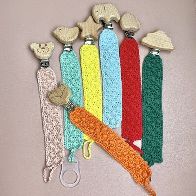Pattern Bubbles Pacifier Holder ITA-ENG US