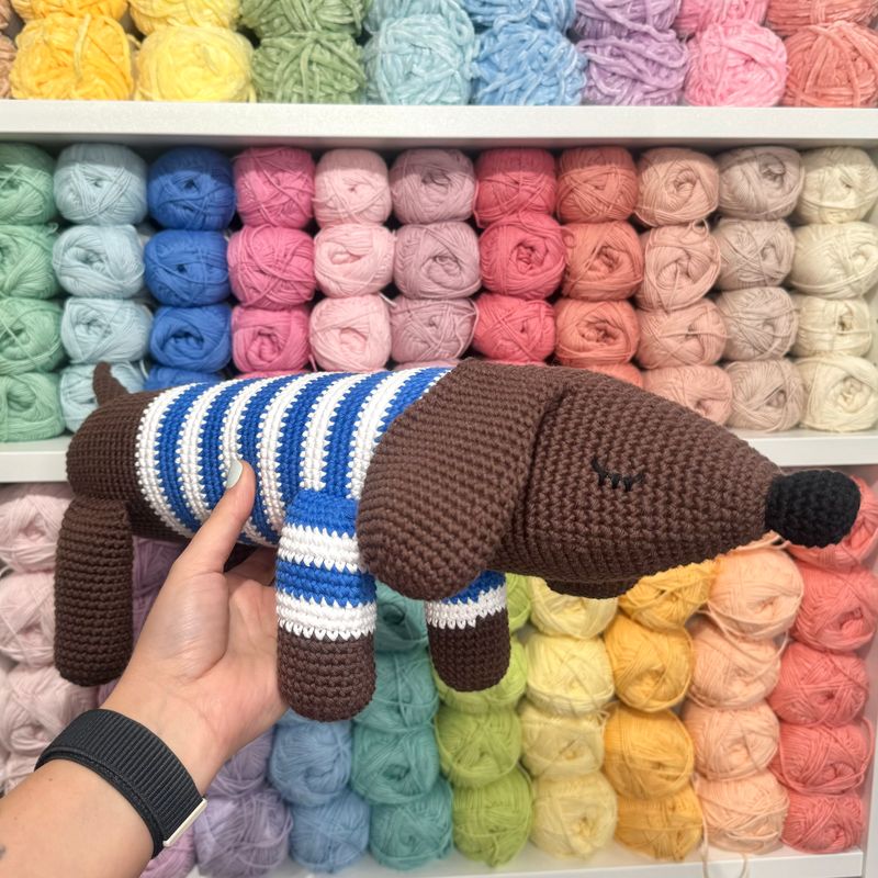 Dachshund PDF Pattern ITA-ENG US Terms