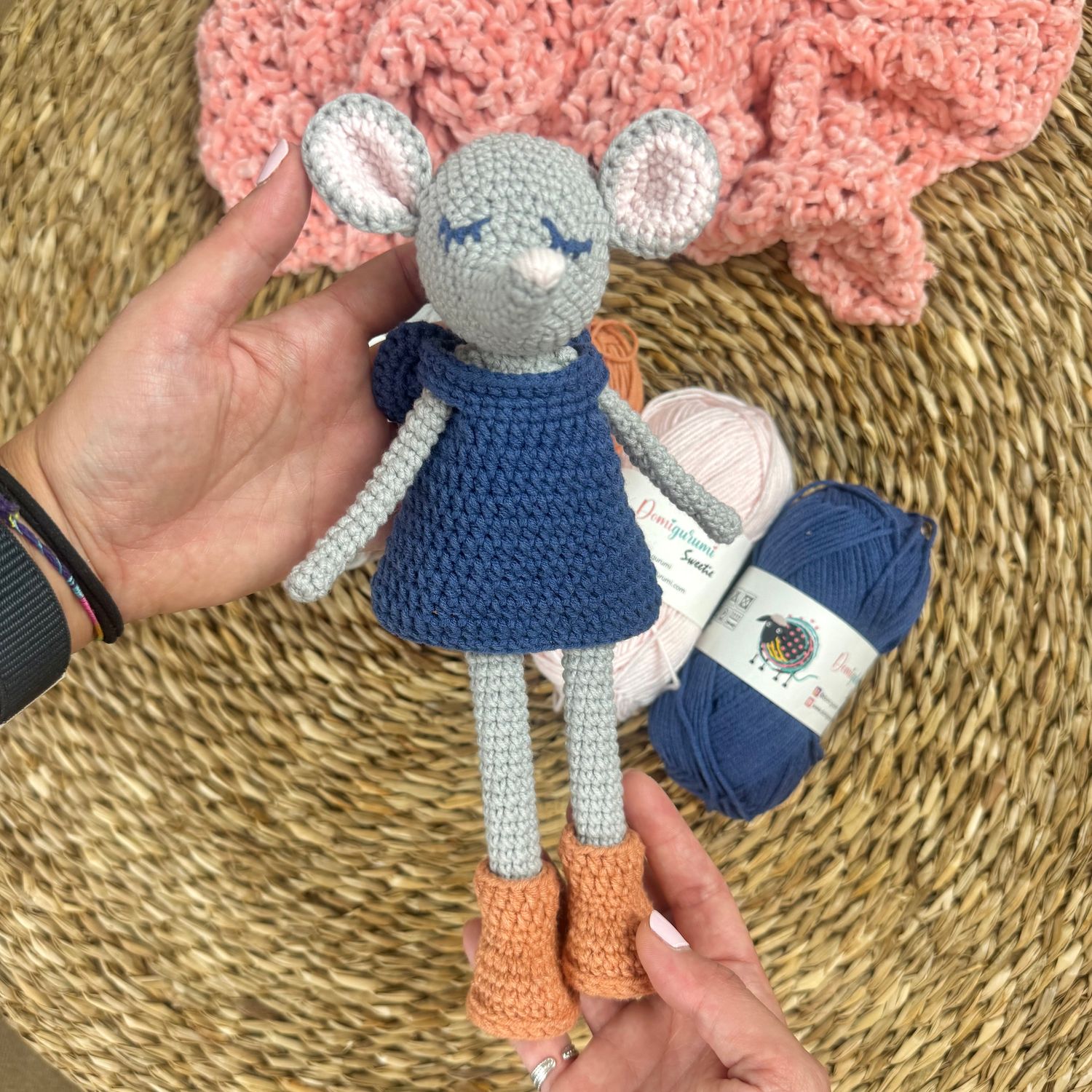 Topina con vestito e pigiamino 🐭 Pattern ITA