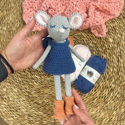 Topina con vestito e pigiamino 🐭 Pattern ITA