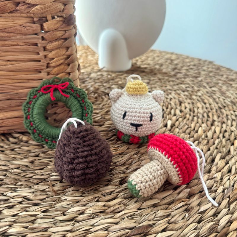 Christmas Tree Decorations 🎄 4 Pieces