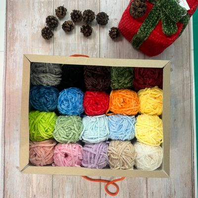 BOX 20 gomitoli Domigurumi Velvet 🧶
