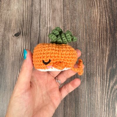 Pumpkin Whale Pattern ITA