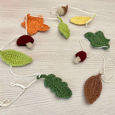 Fall Garland 🍁 Pattern ITA