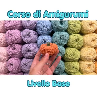 🎃 Corso di Amigurumi Livello 1 - 3H Data personalizzata