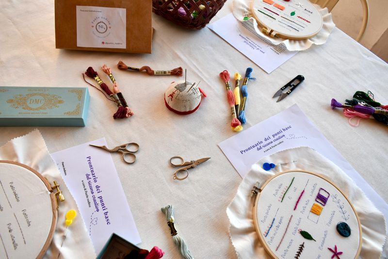 🧵 Corso di Ricamo con Federica di Punto Nodino - Sabato 10 Gennaio