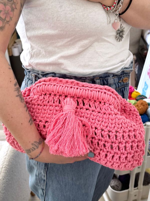 🧶 Corso di Uncinetto Borsa Clutch 2 incontri con Snej (Babushka Handknit) - Partenza MARTEDì 5 Maggio