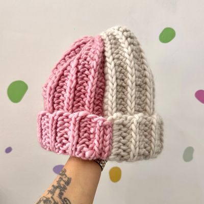 Cappello Beanie in Lana Chunky