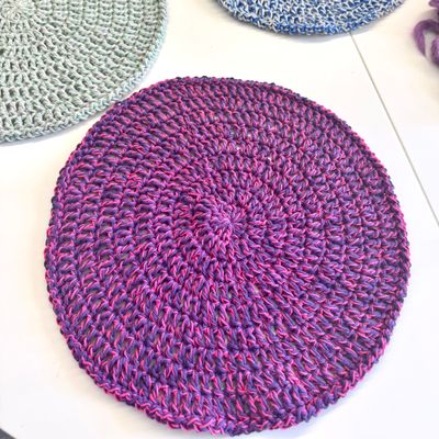 KIT Tovagliette Rotonde / Sottopiatti in cotone