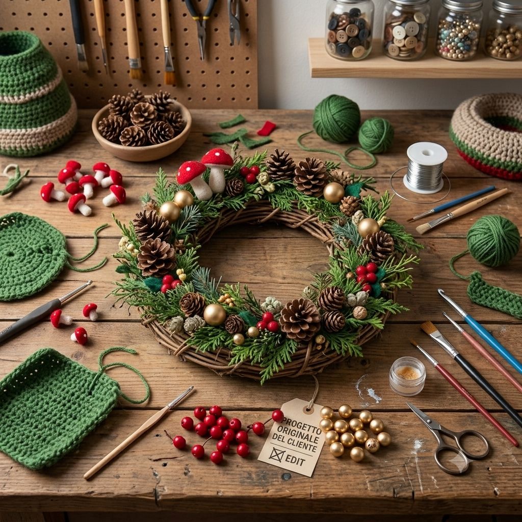 Workshop Ghirlanda Natalizia - Venerdì 4 Dicembre POMERIGGIO