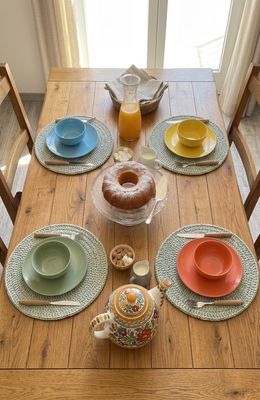 Sottopiatti in cotone all'Uncinetto
