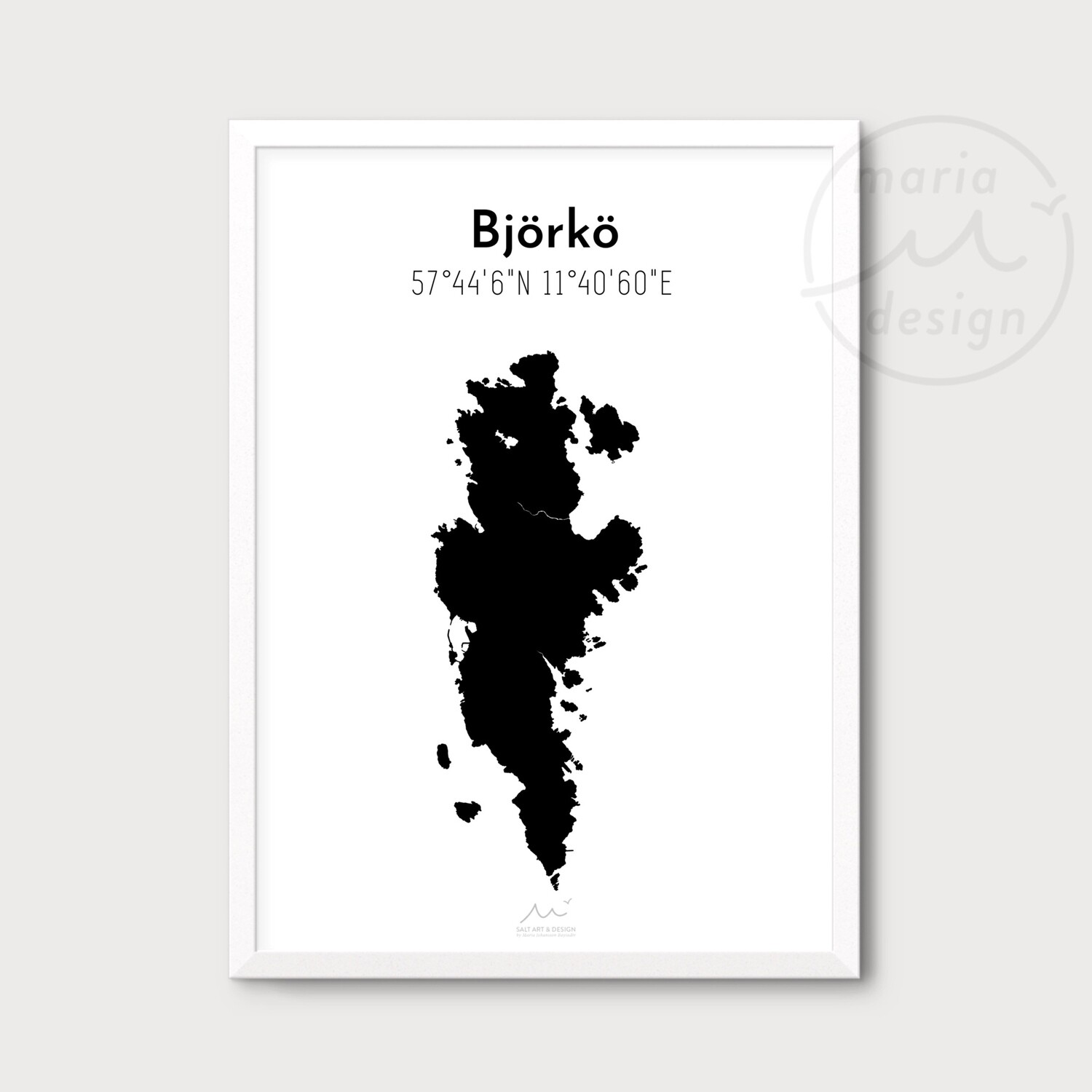 Ökarta - Öckerö-öarna - Svart