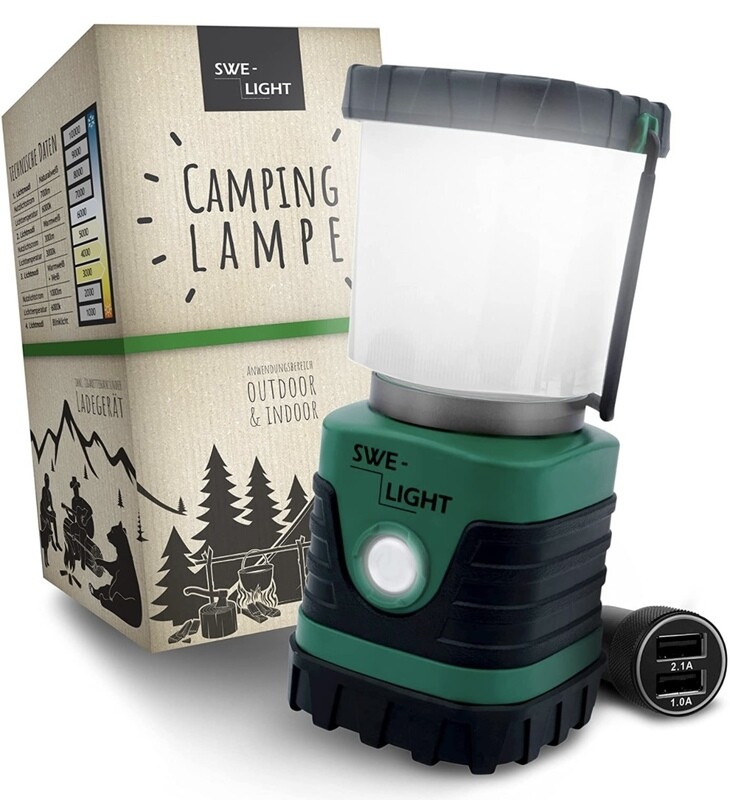 Notfall &amp; Outdoorlampe &quot;Swe-Light&quot;