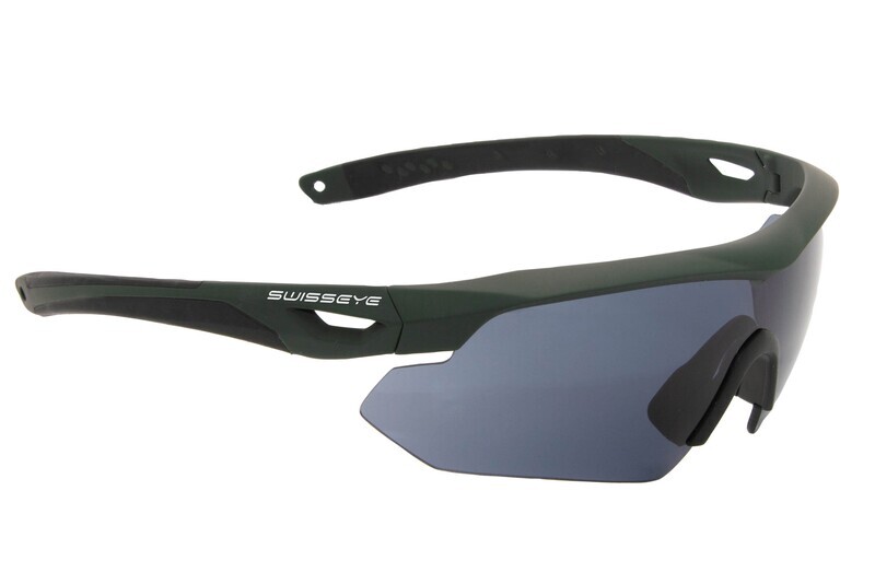 Swisseye Nighthawk Tactical - Green/Olive inkl. Wechselscheiben Orange &amp; Clear