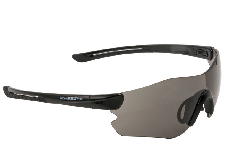 Swisseye Speedster - Shiny Black - inkl. Wechselscheiben Orange &amp; Clear