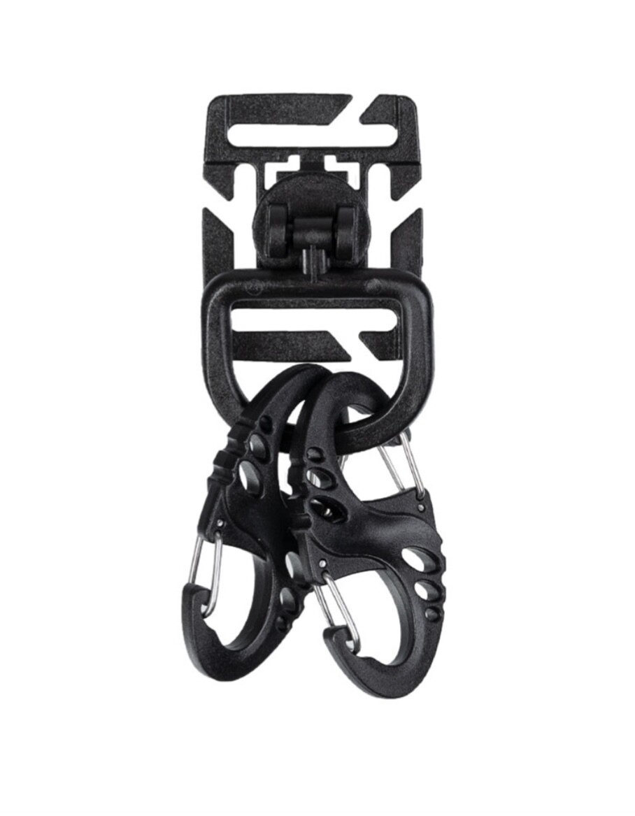 Molle-Adapter Set Schwarz