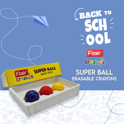 Super Ball Erasable Crayons