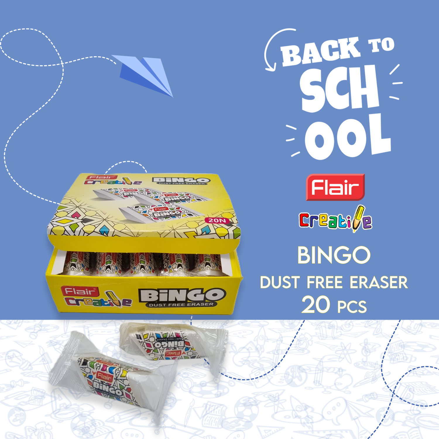 Bingo Dust Free Eraser
