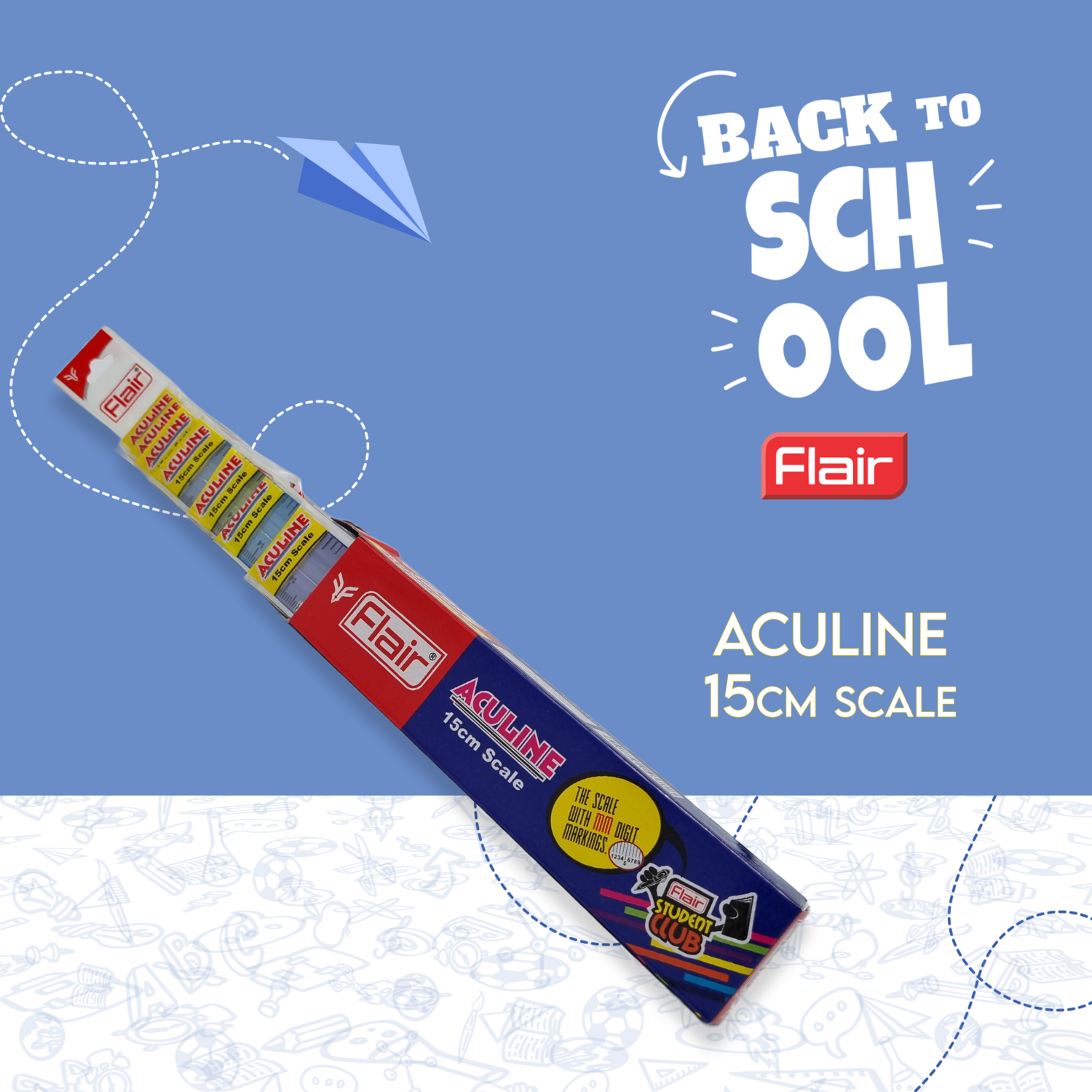 Aculine 15cm Ruler