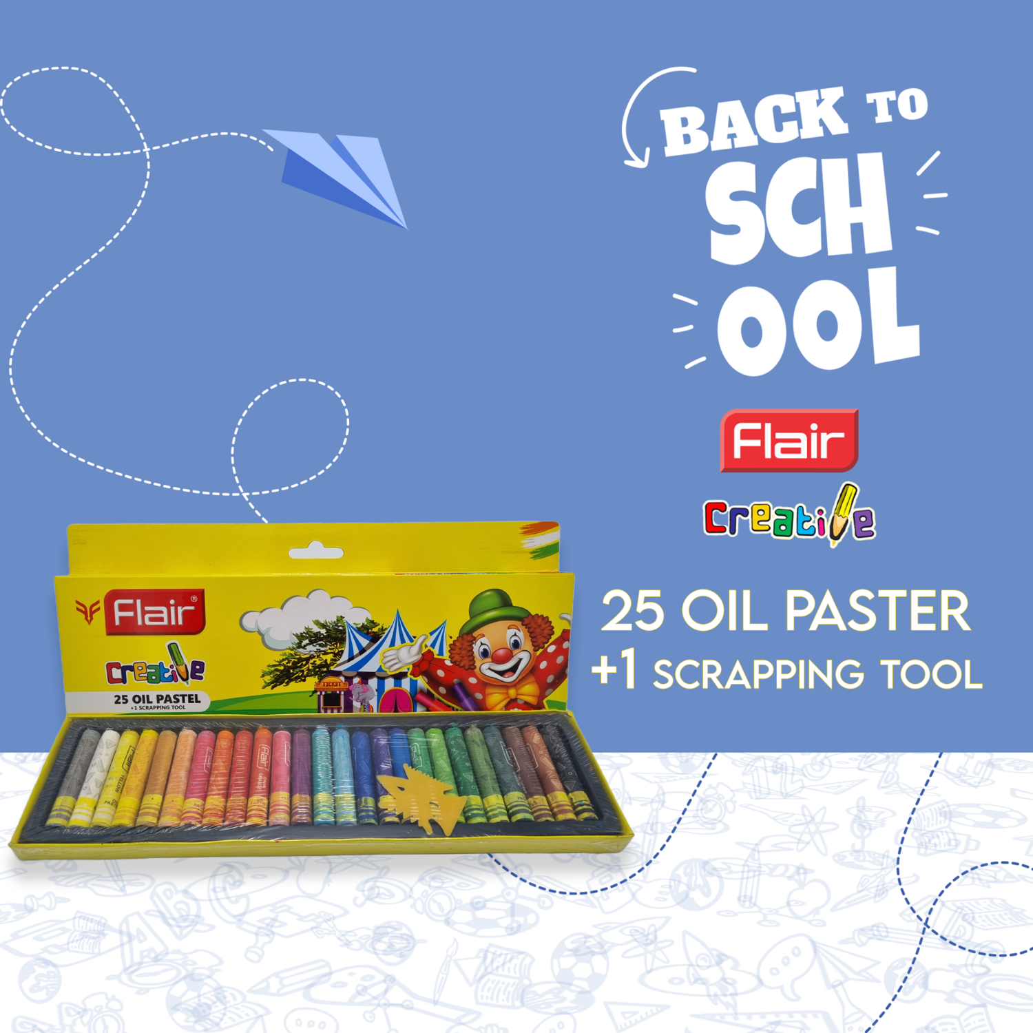 25 Oil Paster + 1 Scrapping Tool