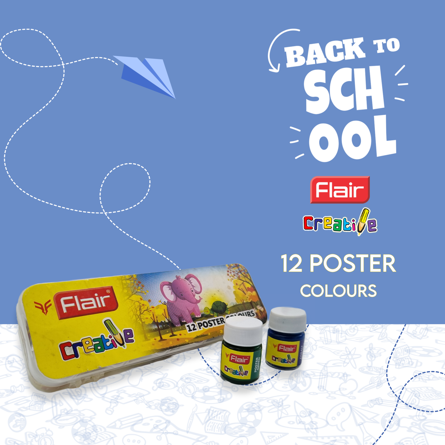 12 Poster Colours