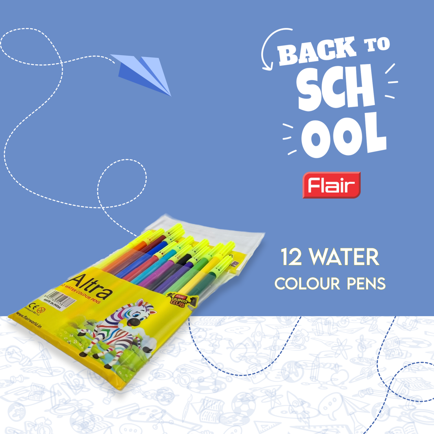 12 Water Colour Pens