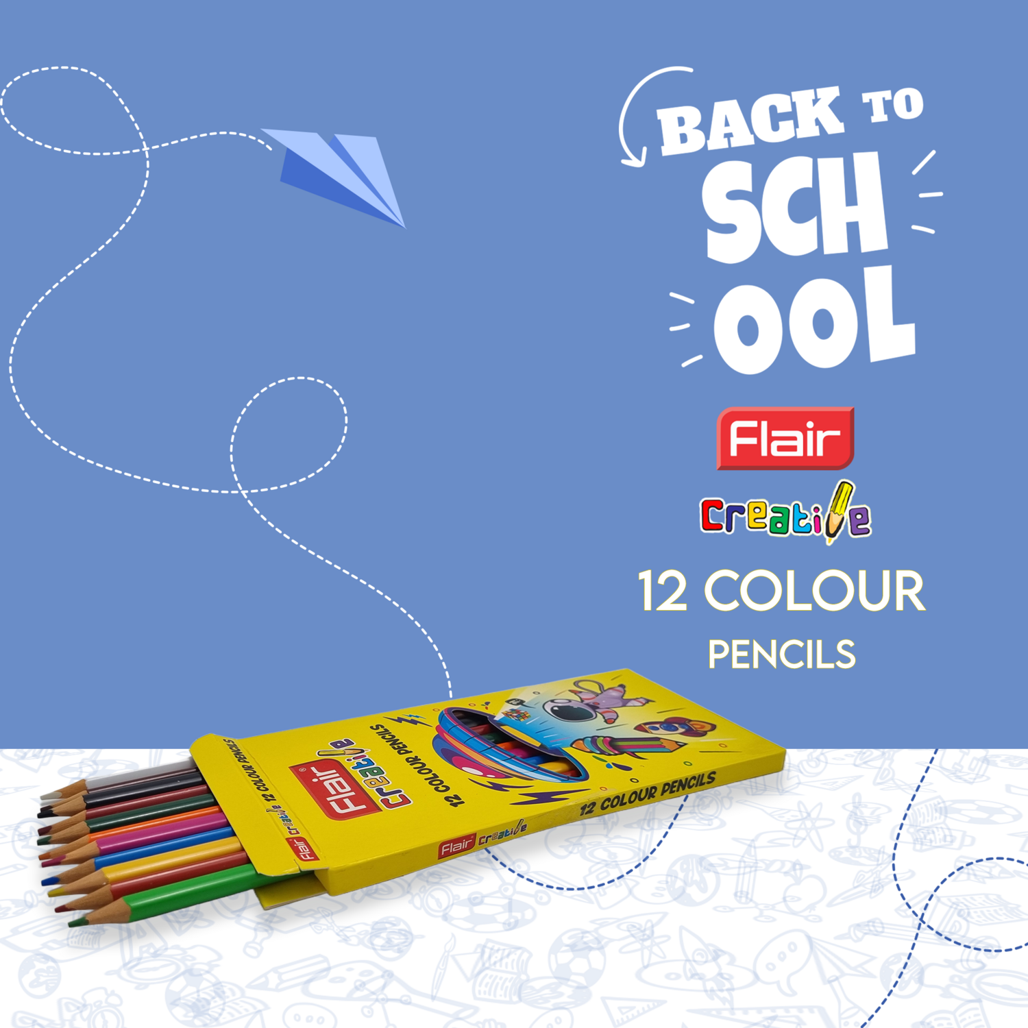 12 Colour Pencils