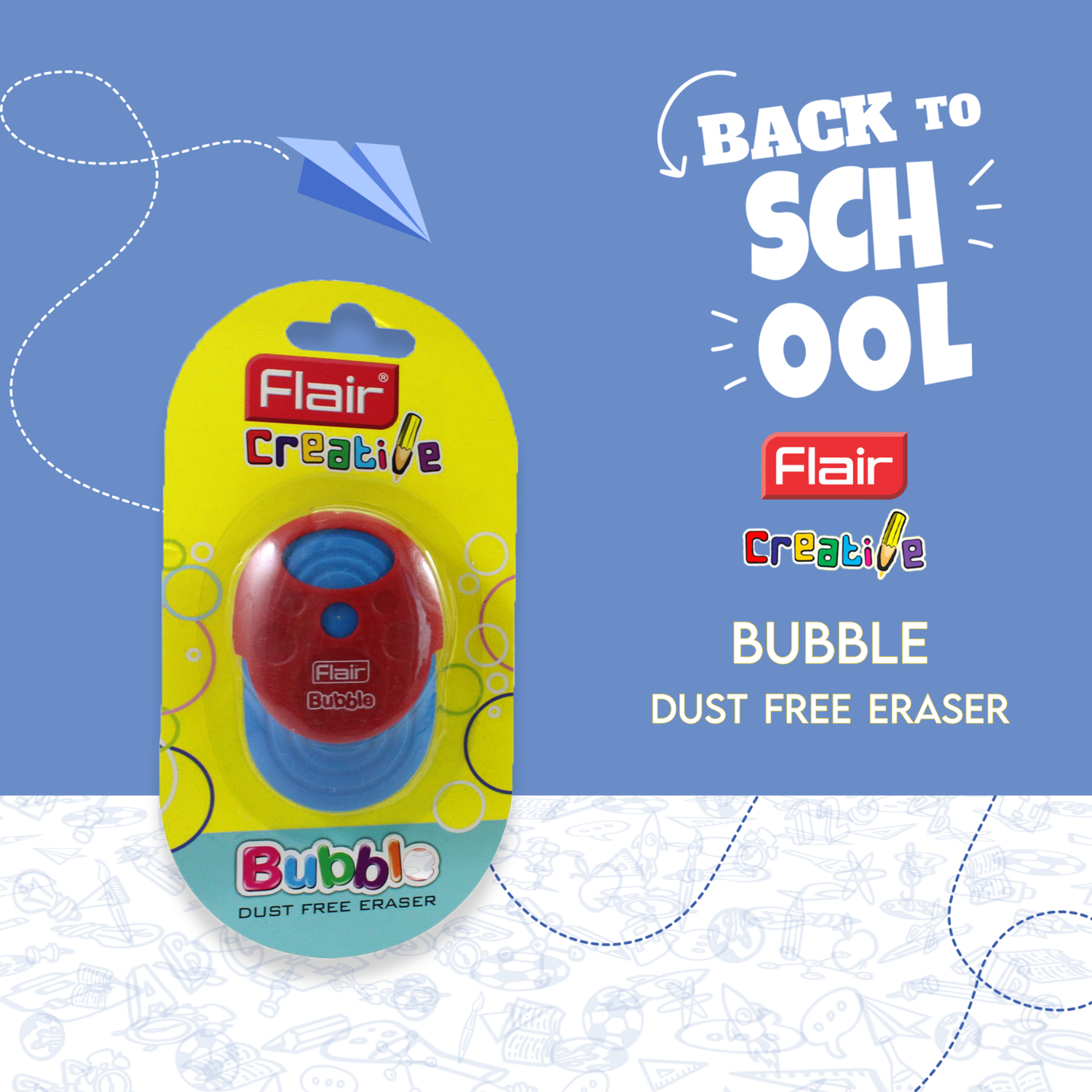 Bubble Dust Free Eraser