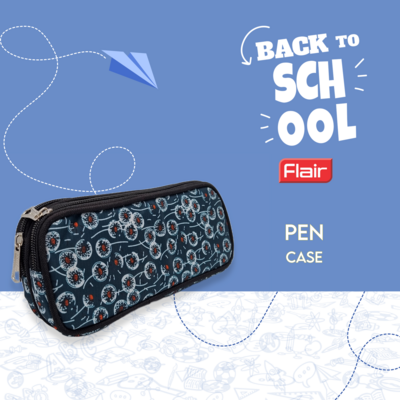 Black &amp; Blue Pencil Case
