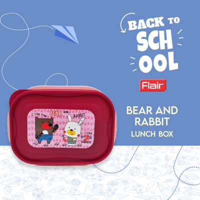 Bear and Rabbit Plastic Launch Box