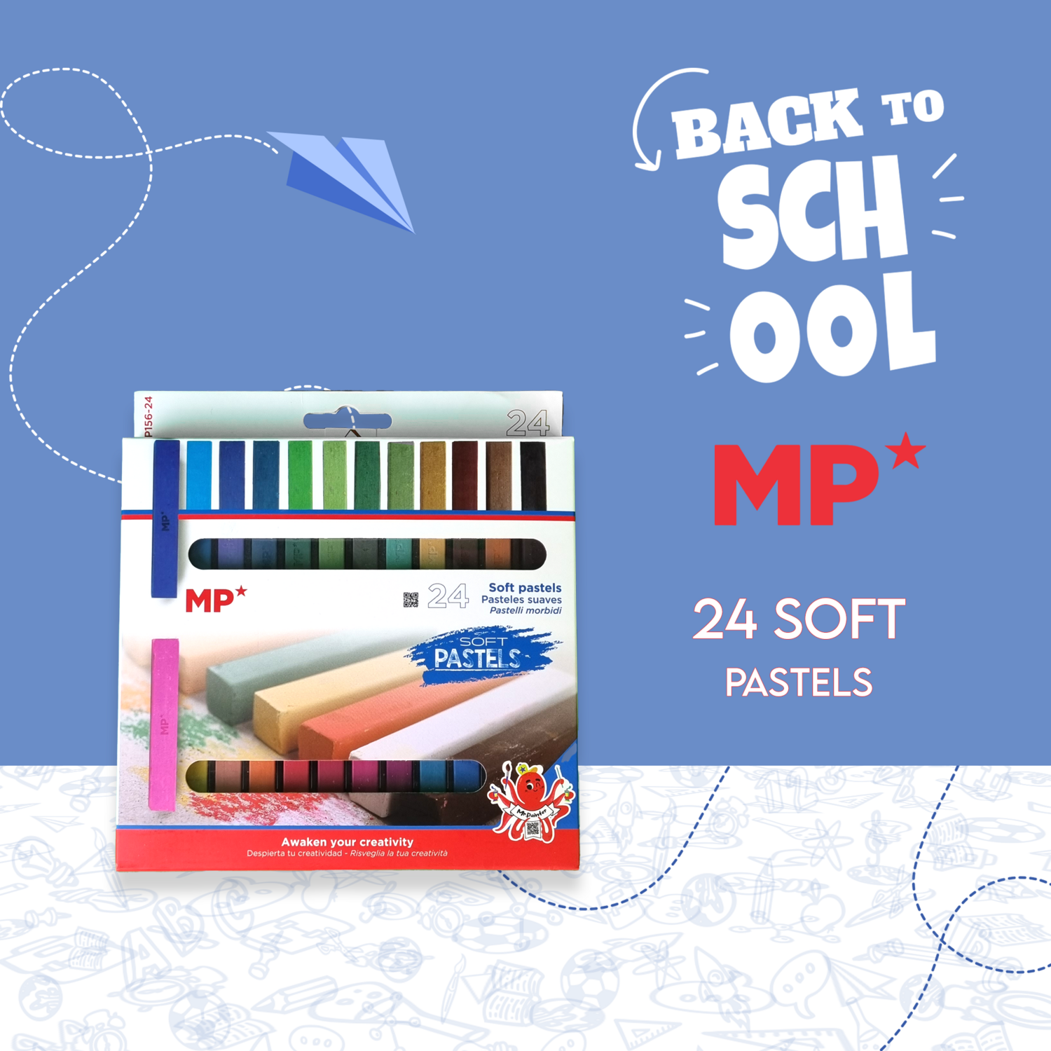 24 Soft Pastels