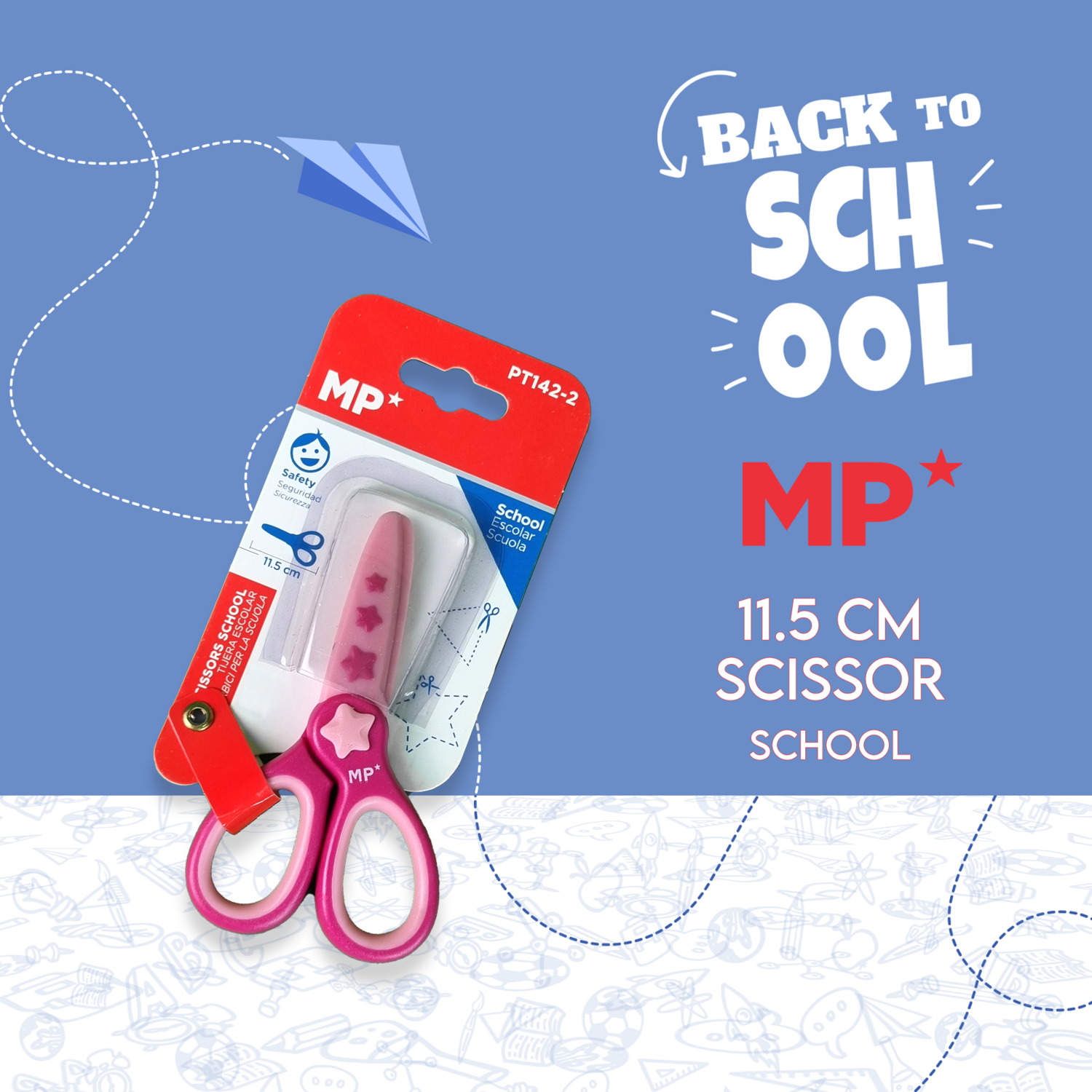 11.5 cm Scissor School