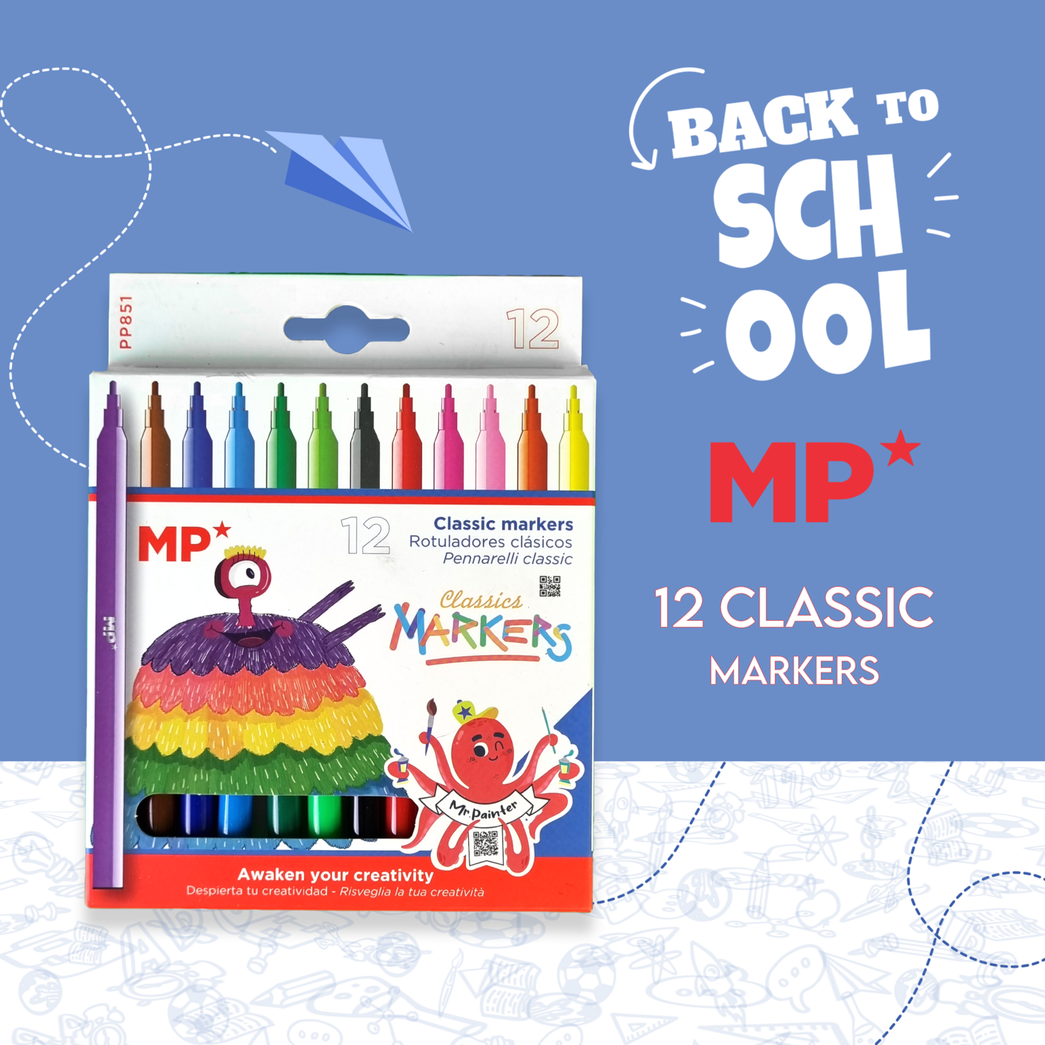 12 Classic Markers