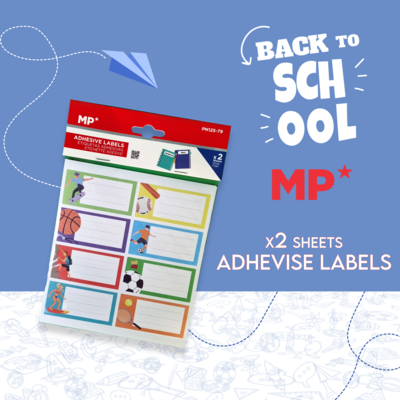 x2 Sheets Adhevise Labels