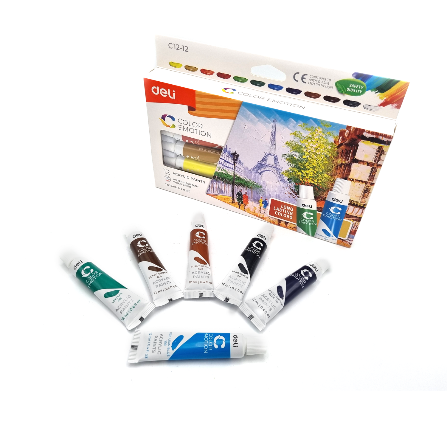 Acrylic Paints (12x12 ml)