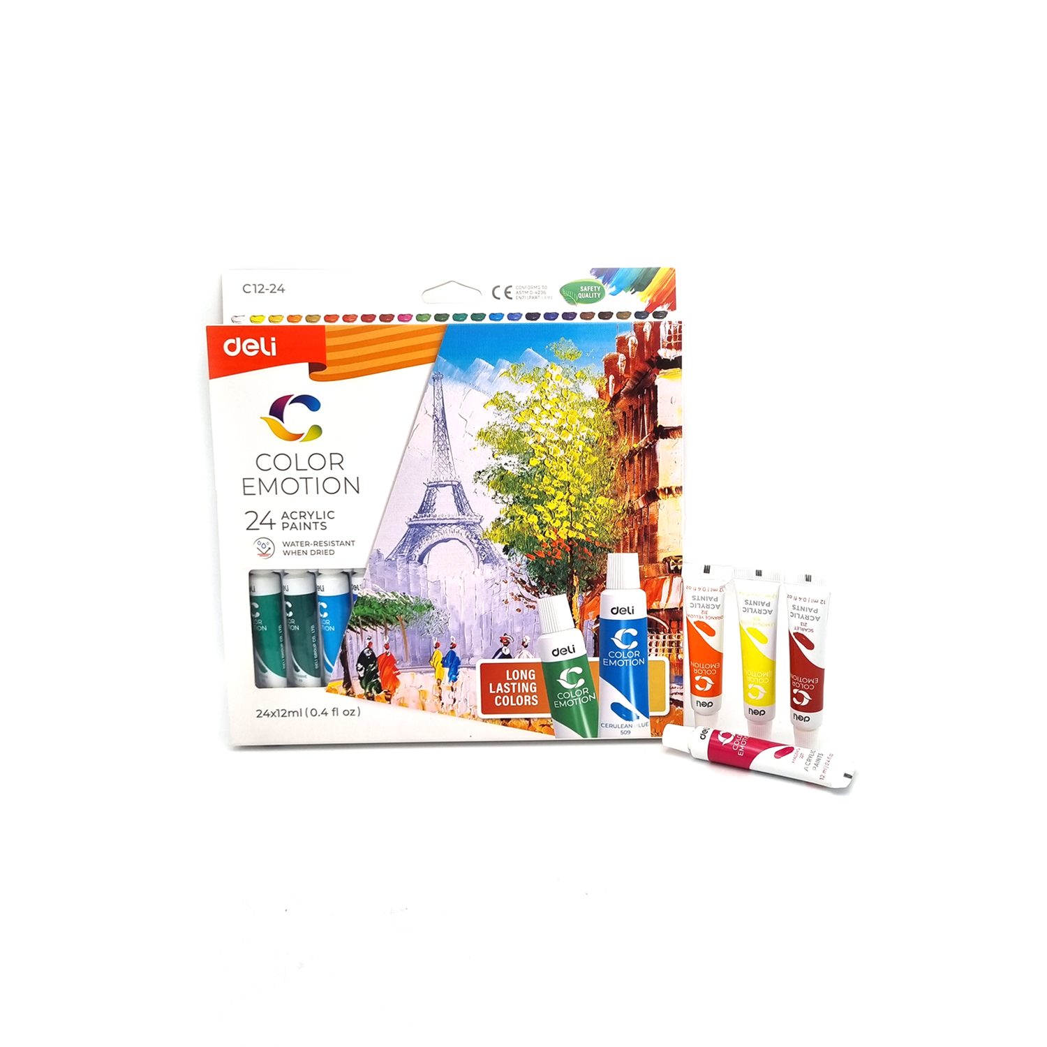 Acrylic Paints (24 colors) (24x12 ml)
