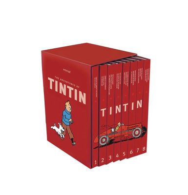 The Adventures of Tintin - 8 Book Series Set
