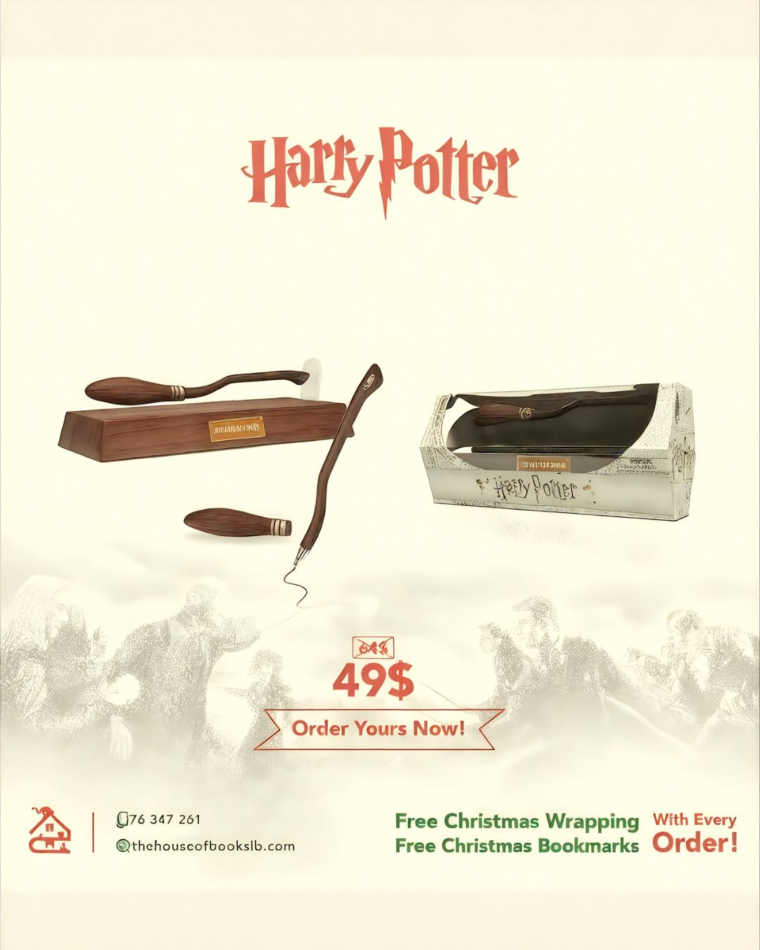 Nimbus Broomstick Pen Gift Set