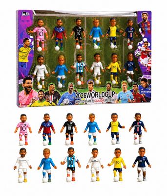 2026 World Football Stars Mini Figures Set (12 Players)