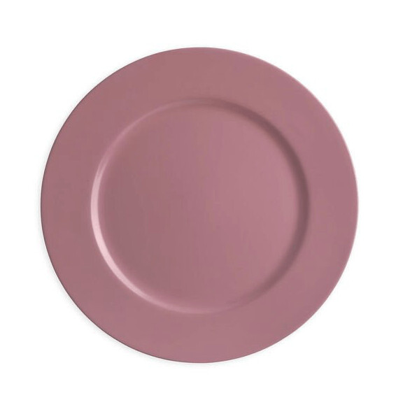 Platzteller Altrosa Matt