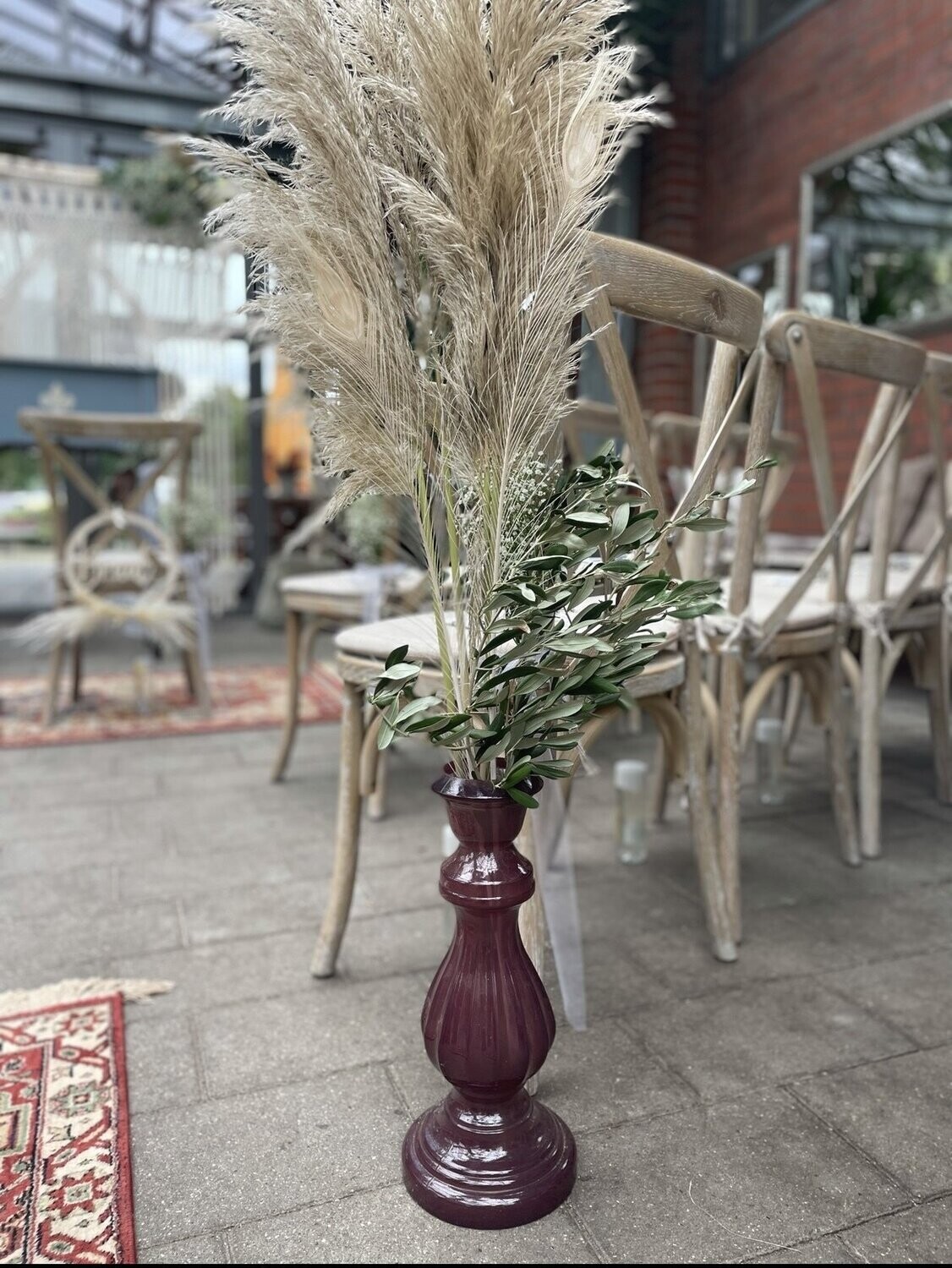 Bodenvase Lila
