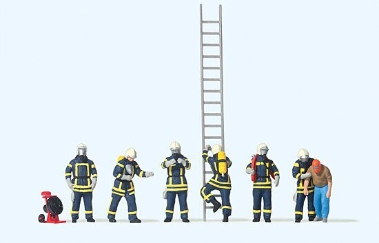Pompiers uniforme bleu