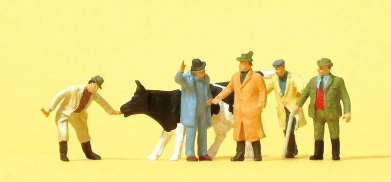 Personnages + une vache