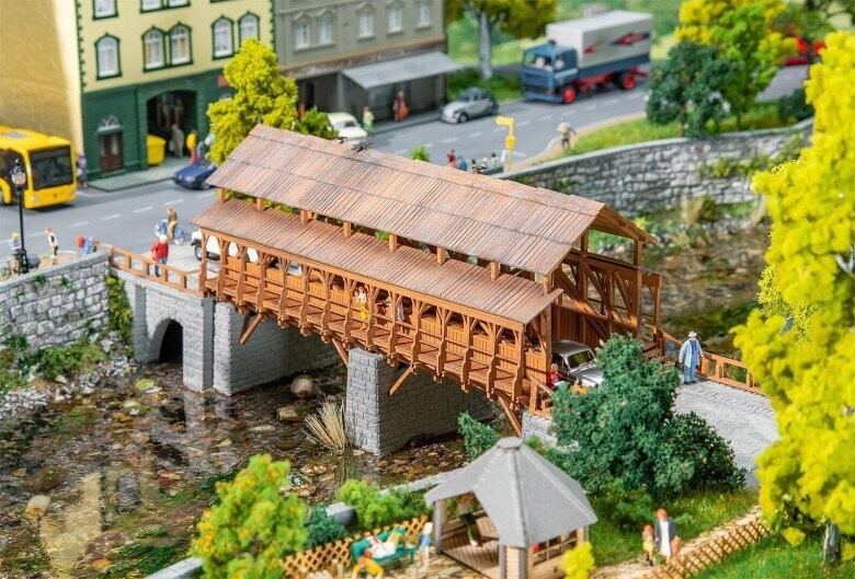 Pont ferroviaire en bois